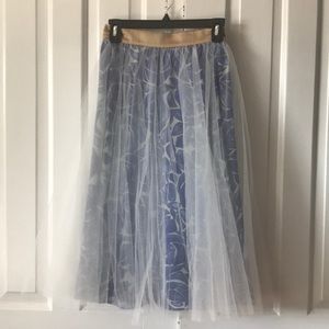 Anthropologie tulle skirt